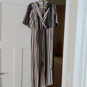 River Island Striped jumpsuit